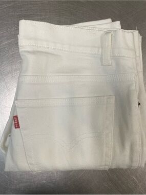 Levi's Men's White Skinny Jeans